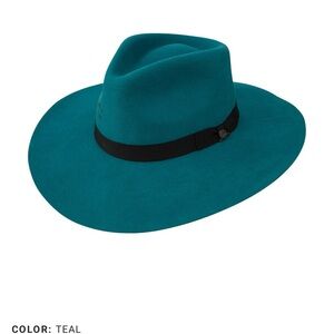 Charlie 1 Horse Women’s Highway Wool Western Teal Wide Brim Hat